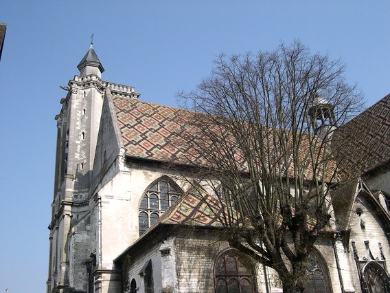  toit en ardoises multicolores